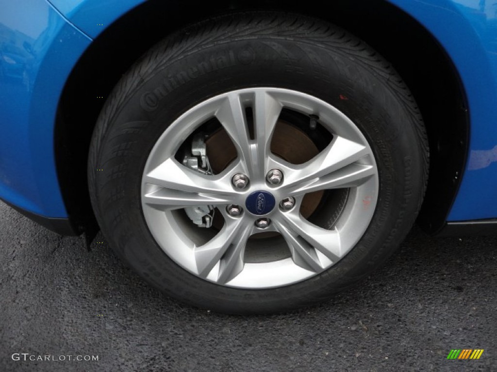 2012 Focus SE Sport Sedan - Blue Candy Metallic / Two-Tone Sport photo #9