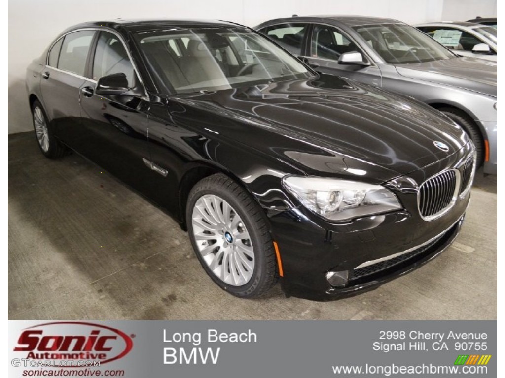 2012 7 Series 750Li Sedan - Jet Black / Black photo #1