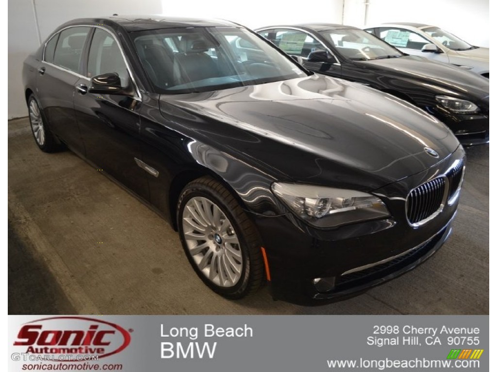 2012 7 Series 750Li Sedan - Jet Black / Black photo #1