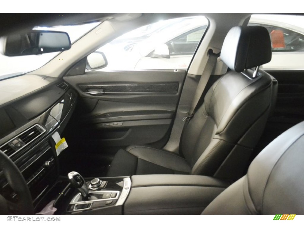 2012 7 Series 750Li Sedan - Mineral White Metallic / Black photo #6