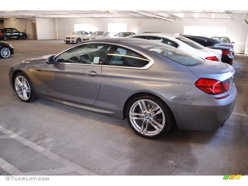 Space Gray Metallic 2012 BMW 6 Series 640i Coupe Exterior Photo #60095349