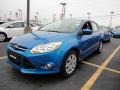 2012 Blue Candy Metallic Ford Focus SE Sedan  photo #1