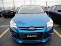 2012 Blue Candy Metallic Ford Focus SE Sedan  photo #7