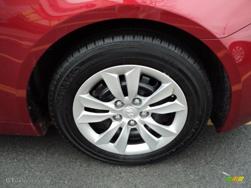 2011 Sonata GLS - Venetian Red / Camel photo #4