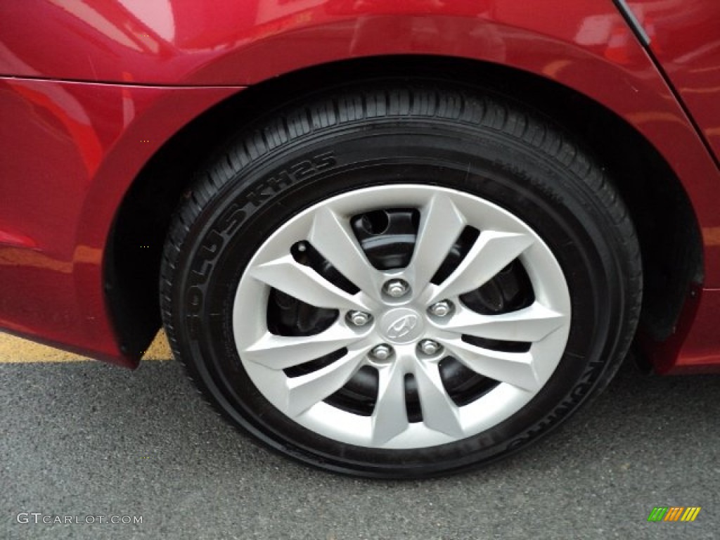 2011 Sonata GLS - Venetian Red / Camel photo #13