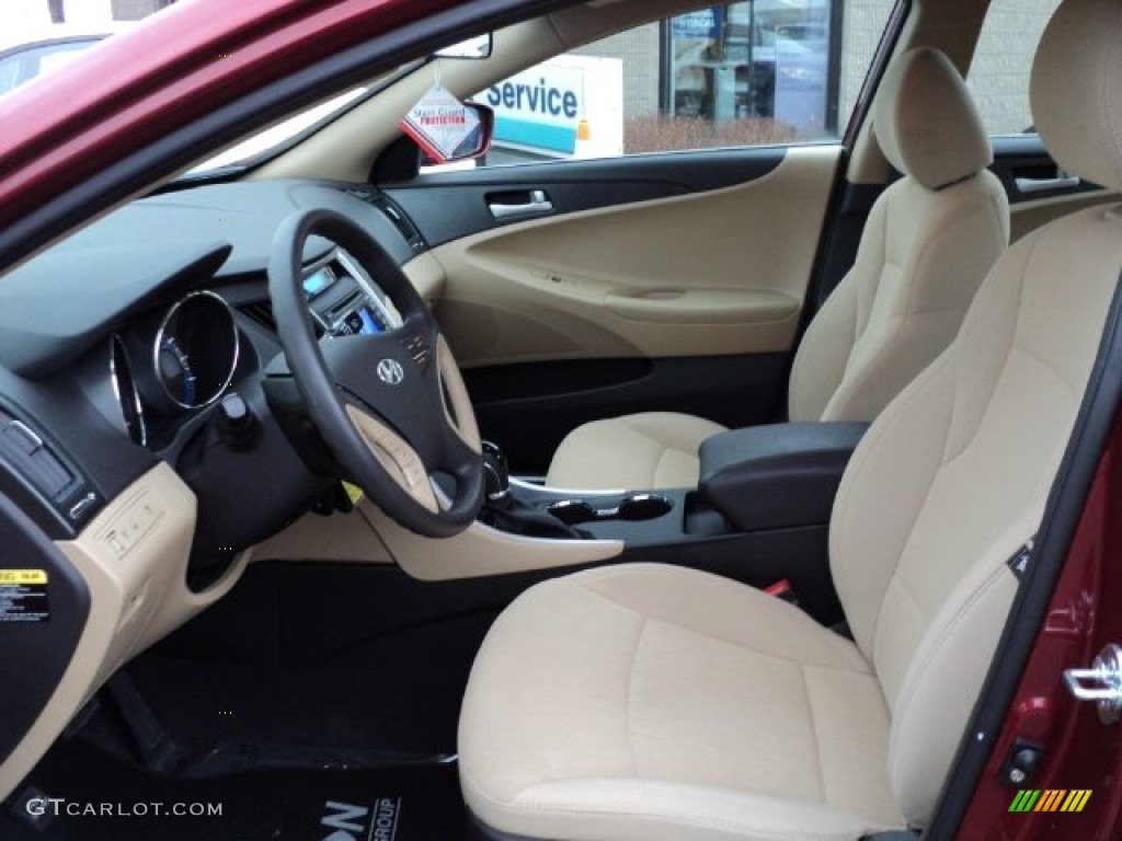 2011 Sonata GLS - Venetian Red / Camel photo #16