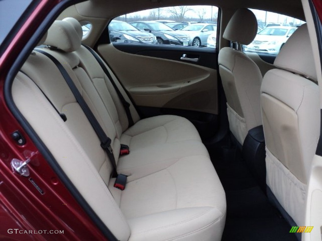 2011 Sonata GLS - Venetian Red / Camel photo #24