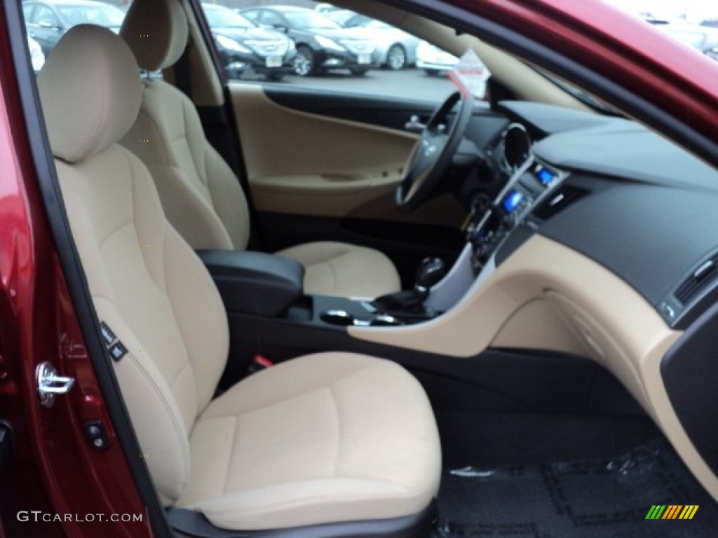 2011 Sonata GLS - Venetian Red / Camel photo #26