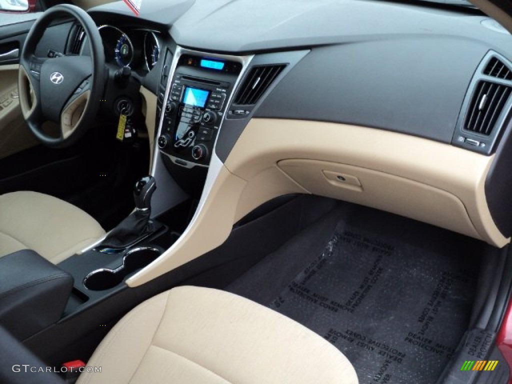 2011 Sonata GLS - Venetian Red / Camel photo #27