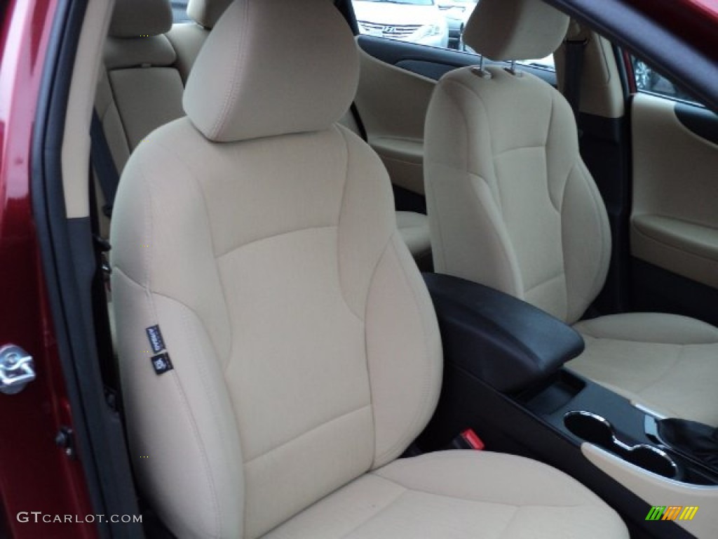 2011 Sonata GLS - Venetian Red / Camel photo #28