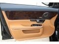 2012 Jaguar XJ London Tan/Navy Interior Door Panel Photo