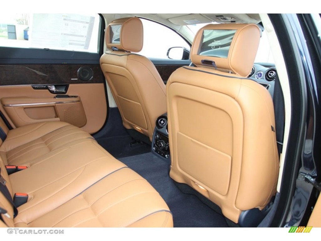 London Tan/Navy Interior 2012 Jaguar XJ XJL Portfolio Photo #60096477