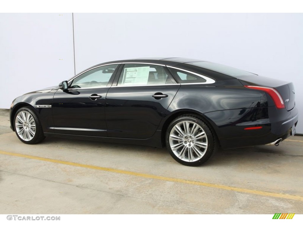Azurite Blue Metallic 2012 Jaguar XJ XJL Portfolio Exterior Photo #60096540