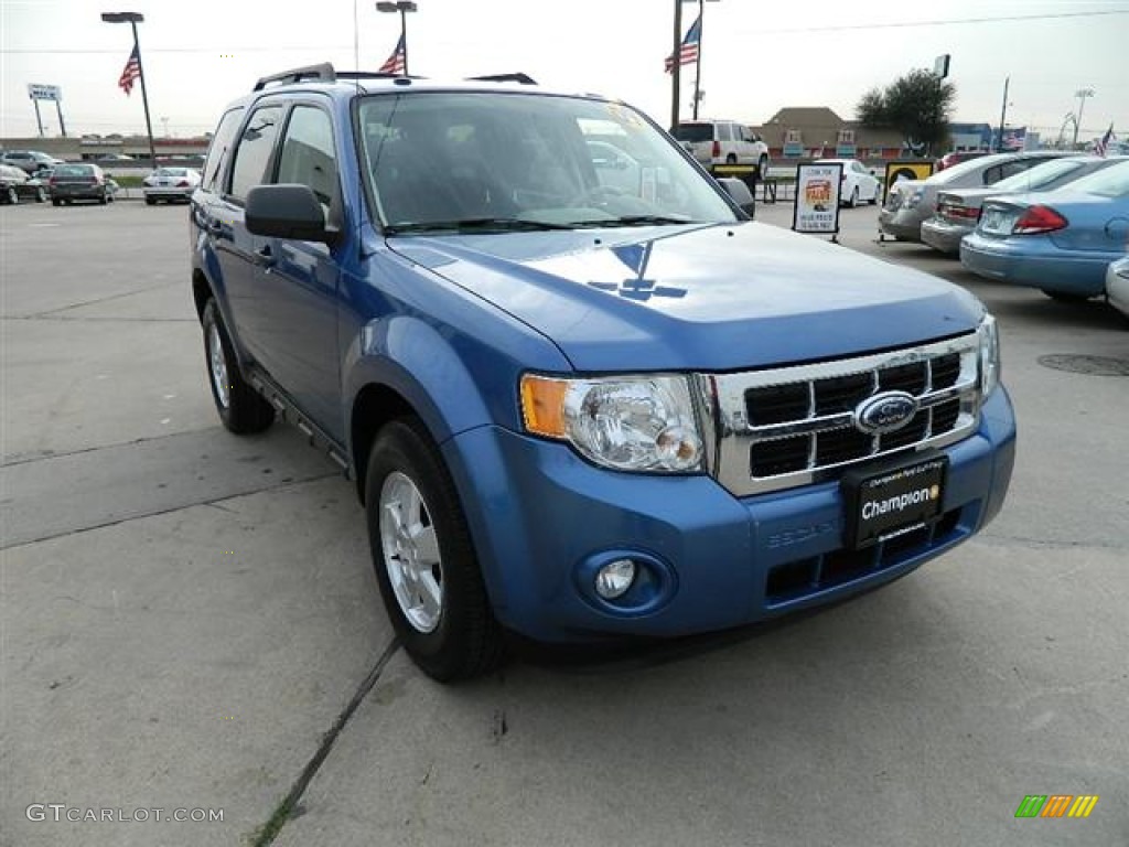 2009 Escape XLT V6 - Sport Blue Metallic / Stone photo #3