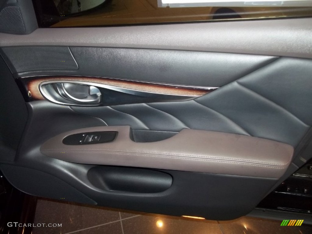2012 Infiniti M 56x AWD Sedan Java Door Panel Photo #60097423