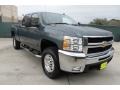 2008 Blue Granite Metallic Chevrolet Silverado 2500HD LT Crew Cab  photo #1