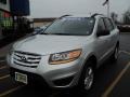 2011 Moonstone Silver Hyundai Santa Fe GLS AWD  photo #1