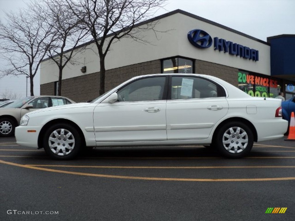2006 Optima LX - White / Gray photo #6