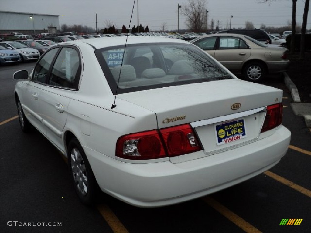 2006 Optima LX - White / Gray photo #7