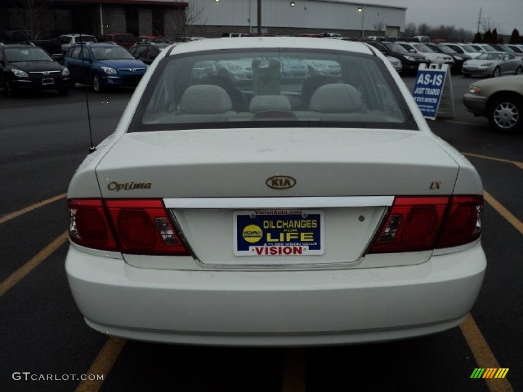 2006 Optima LX - White / Gray photo #8
