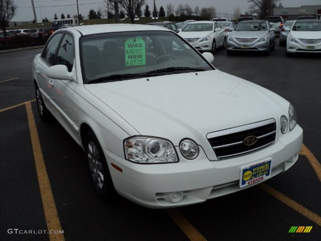 2006 Optima LX - White / Gray photo #11