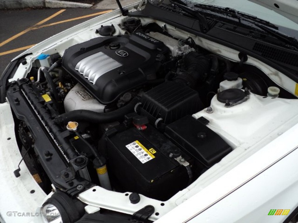 2006 Optima LX - White / Gray photo #13