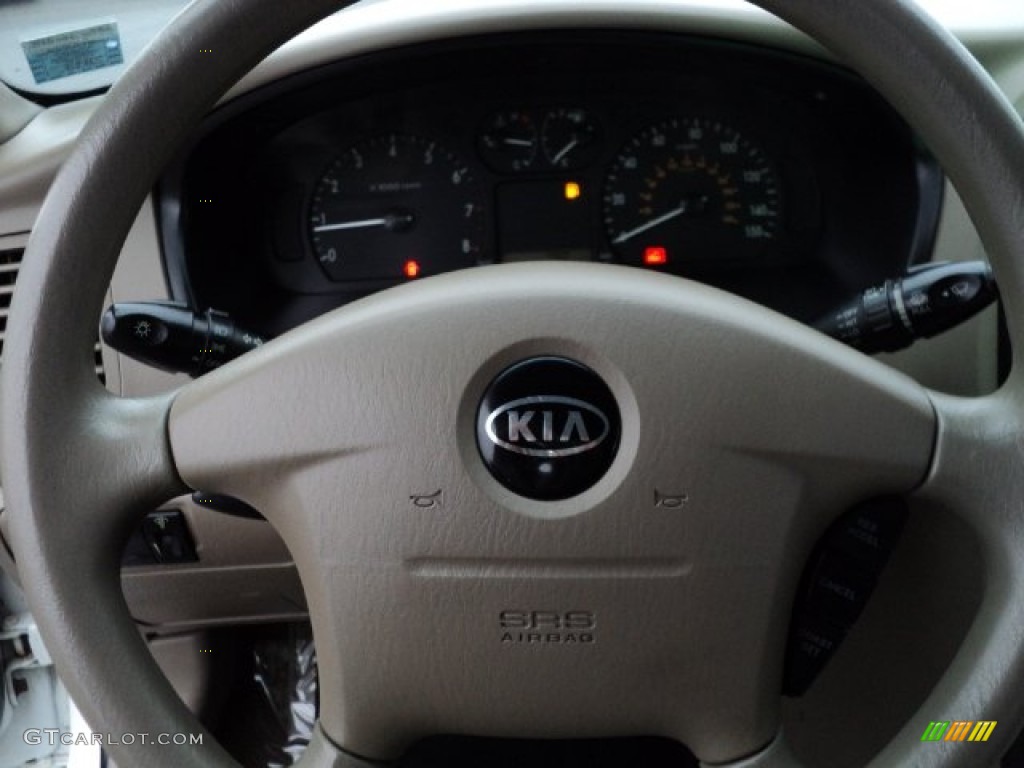 2006 Optima LX - White / Gray photo #34