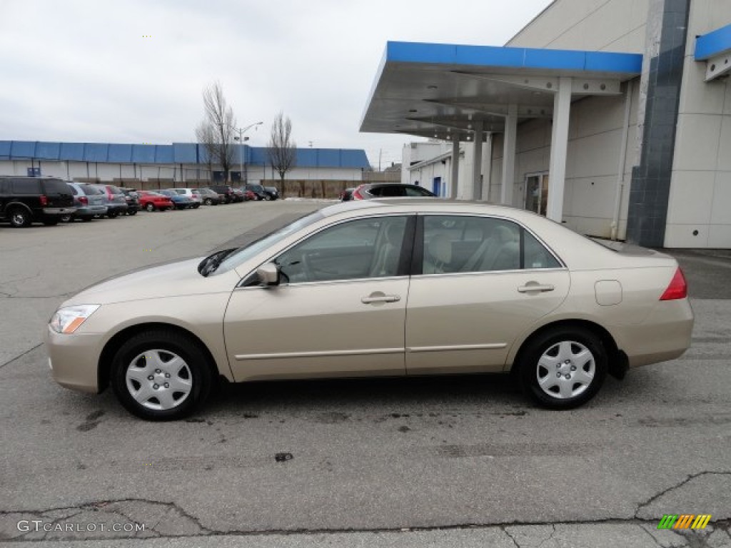 2006 Accord LX Sedan - Desert Mist Metallic / Ivory photo #2