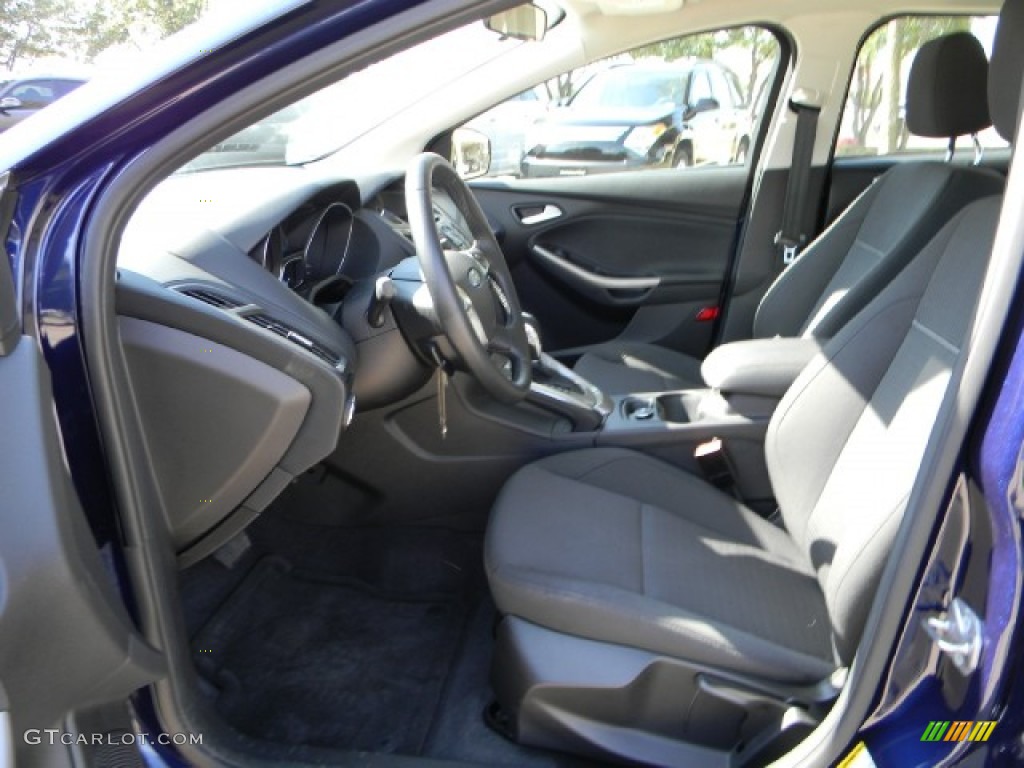 2012 Focus SEL Sedan - Kona Blue Metallic / Charcoal Black photo #7