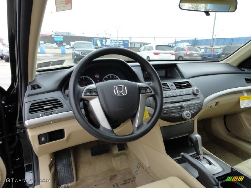 2012 Honda Accord LX Sedan Ivory Dashboard Photo #60099894