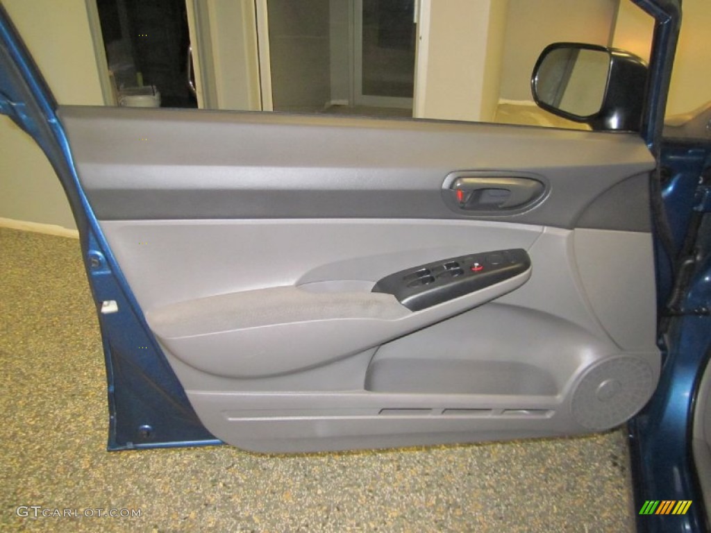 2011 Honda Civic DX-VP Sedan Gray Door Panel Photo #60102756