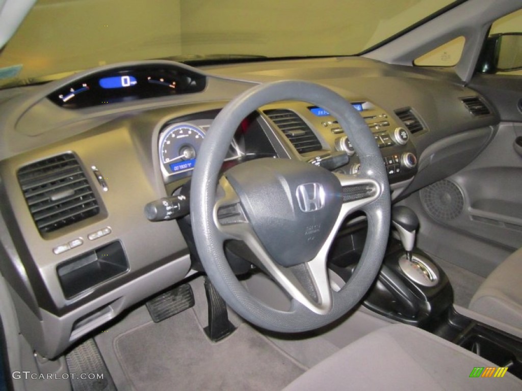 2011 Honda Civic DX-VP Sedan Gray Dashboard Photo #60102765
