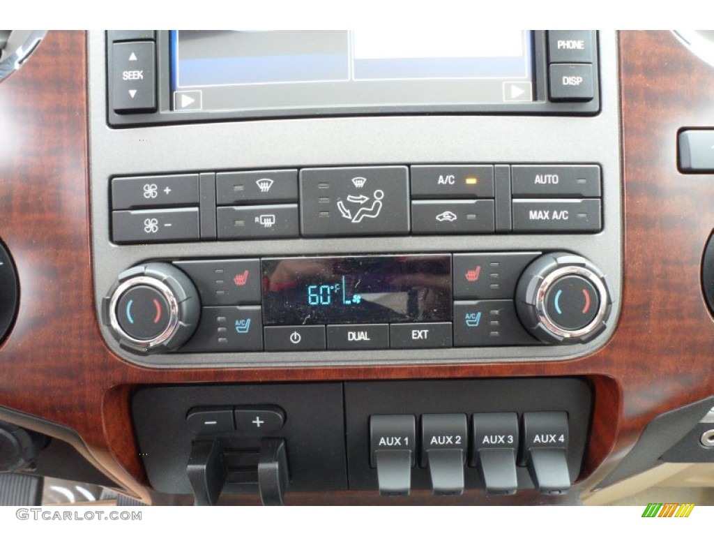 2012 Ford F250 Super Duty King Ranch Crew Cab 4x4 Controls Photo #60103383