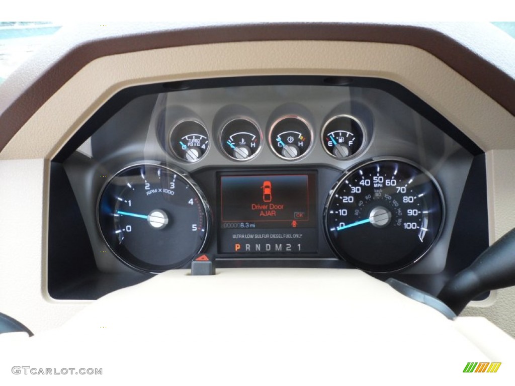 2012 Ford F250 Super Duty King Ranch Crew Cab 4x4 Gauges Photo #60103419
