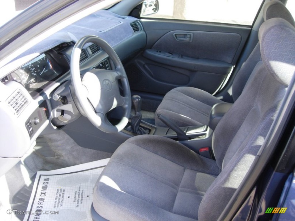 1999 Camry LE V6 - Blue Velvet Pearl / Gray photo #2