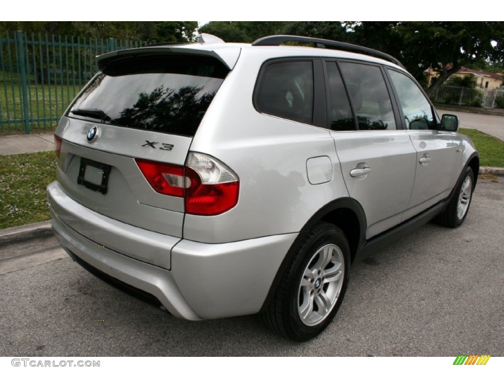 Titanium Silver Metallic 2006 BMW X3 3.0i Exterior Photo #60105405