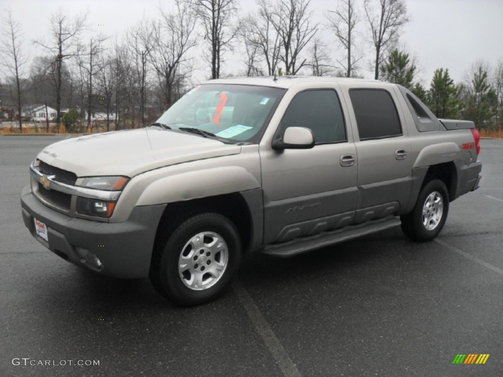 2002 Avalanche Z71 4x4 - Light Pewter Metallic / Graphite photo #1