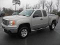 2009 Silver Birch Metallic GMC Sierra 1500 SLE Extended Cab 4x4  photo #1