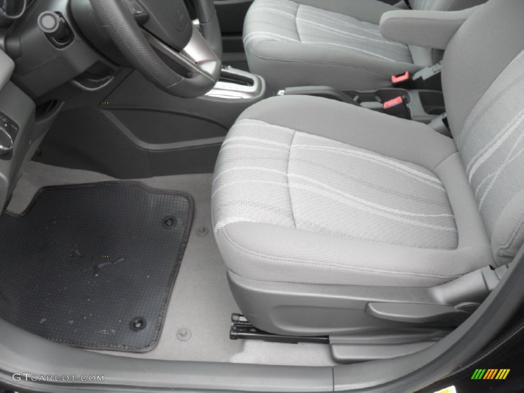 Dark Pewter/Dark Titanium Interior 2012 Chevrolet Sonic LT Sedan Photo #60106233