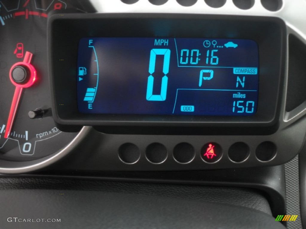 2012 Chevrolet Sonic LT Sedan Gauges Photo #60106269