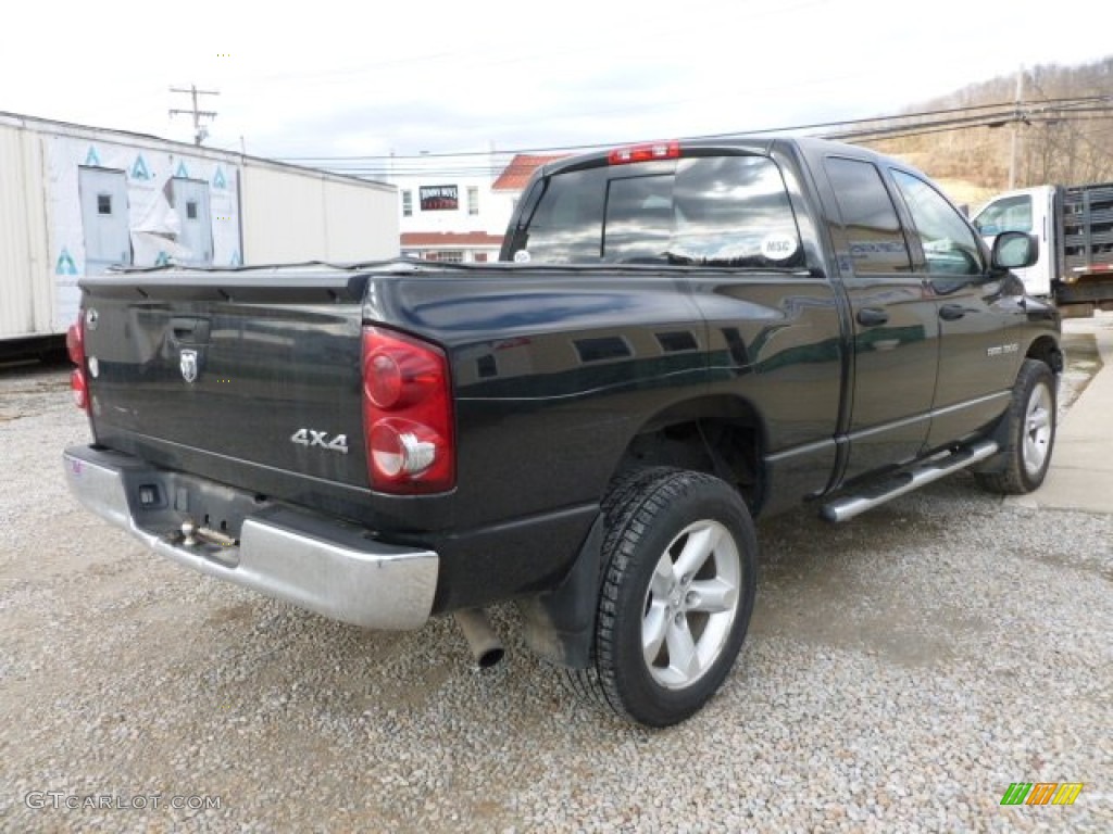 2007 Ram 1500 ST Quad Cab 4x4 - Brilliant Black Crystal Pearl / Medium Slate Gray photo #5