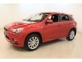 2011 Rally Red Metallic Mitsubishi Outlander Sport SE 4WD  photo #3