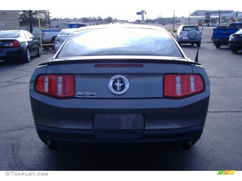 2011 Mustang V6 Coupe - Sterling Gray Metallic / Charcoal Black photo #4