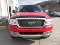 2004 Bright Red Ford F150 Lariat SuperCrew 4x4  photo #5