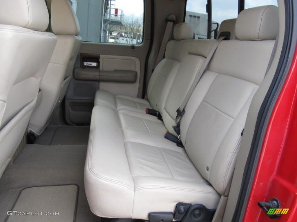 Tan Interior 2004 Ford F150 Lariat SuperCrew 4x4 Photo #60109422