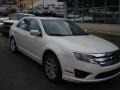 2012 White Suede Ford Fusion SEL V6  photo #2