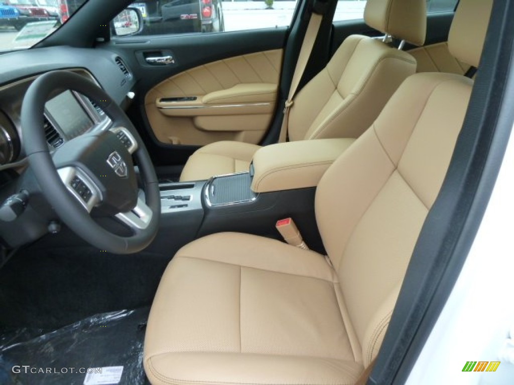 Tan/Black Interior 2012 Dodge Charger R/T Plus AWD Photo #60112404