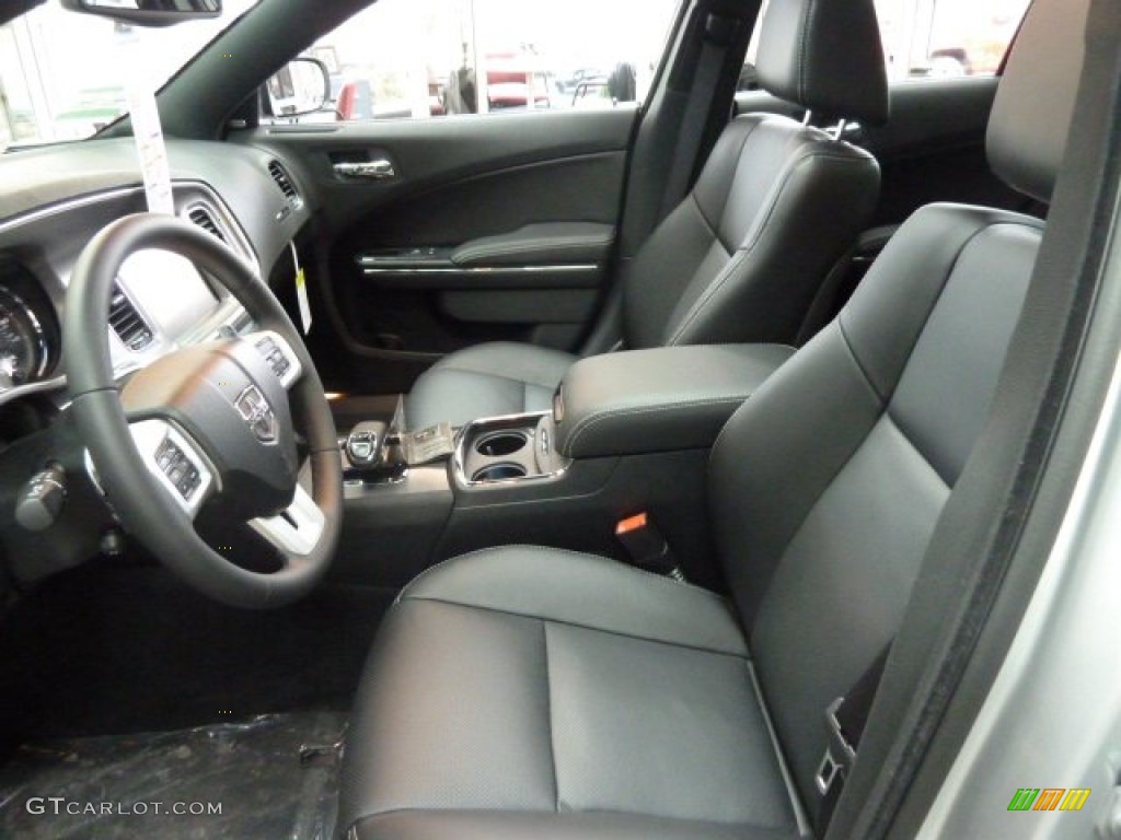Black Interior 2012 Dodge Charger SXT Plus Photo #60112803