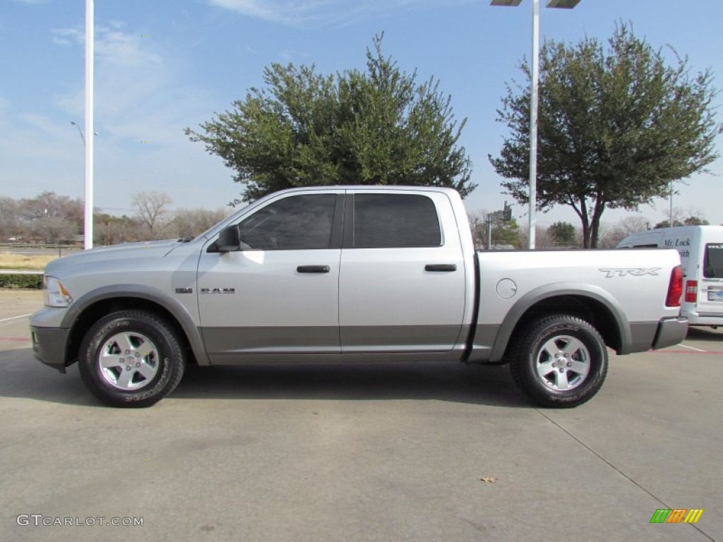 Bright Silver Metallic 2010 Dodge Ram 1500 TRX Crew Cab Exterior Photo #60113955