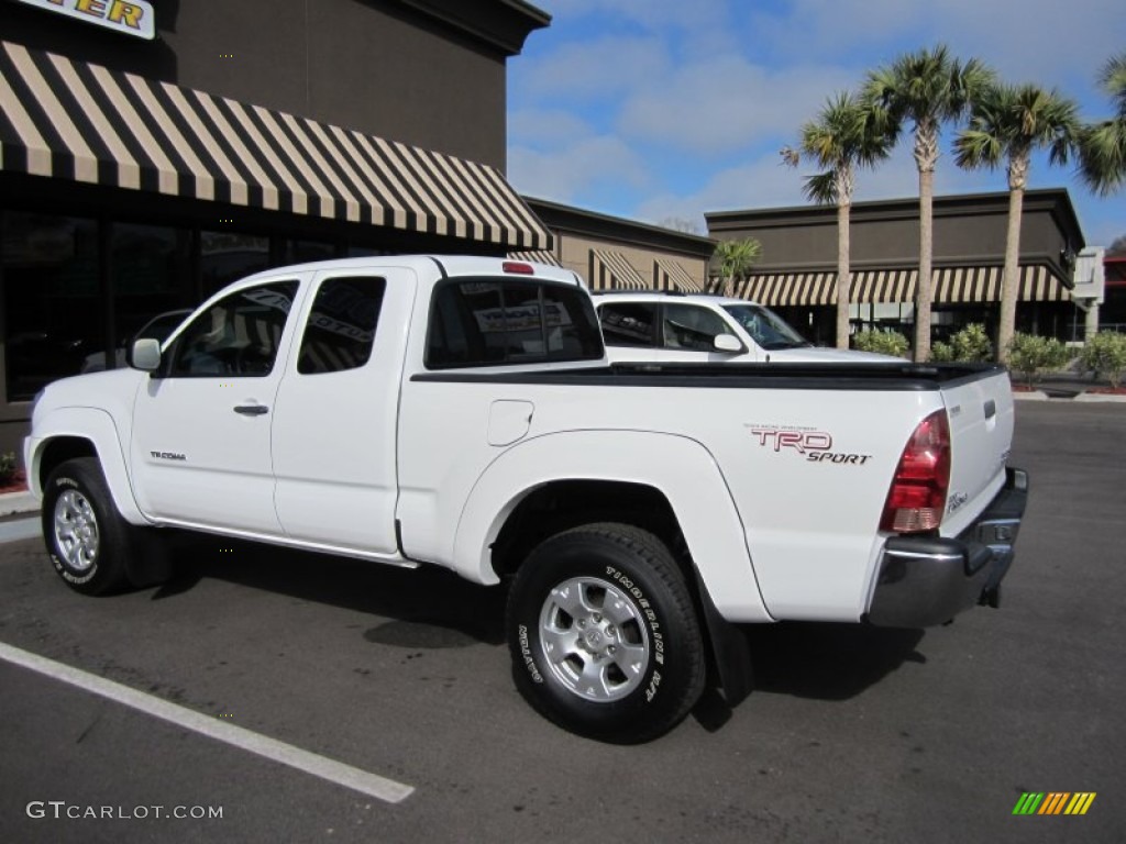 Super White 2006 Toyota Tacoma V6 PreRunner TRD Sport Access Cab Exterior Photo #60114741